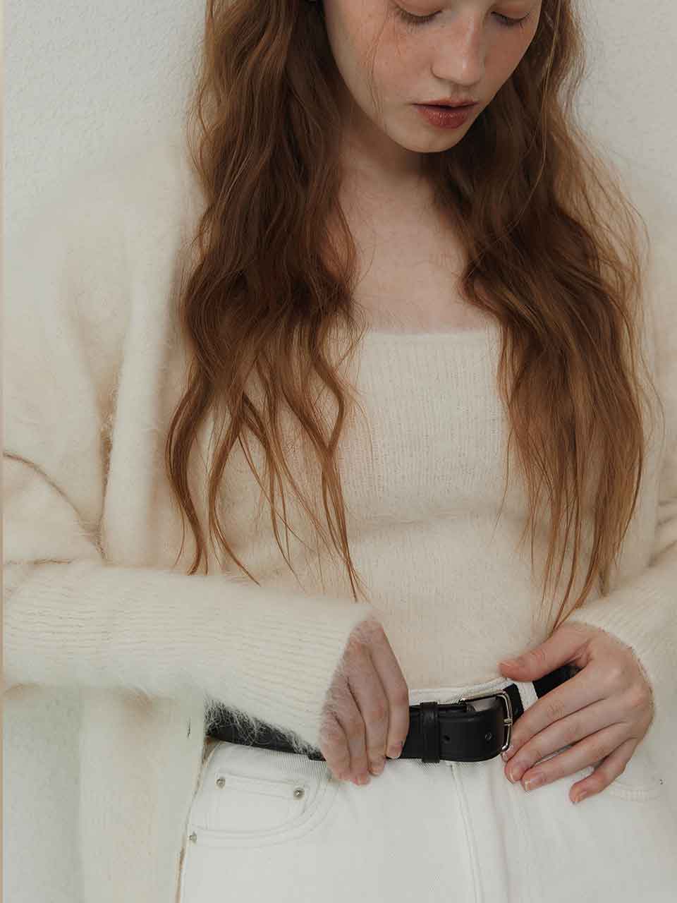 TATIANA Chic Pipe Buckle Leather Belt 30mm (6 Colors)