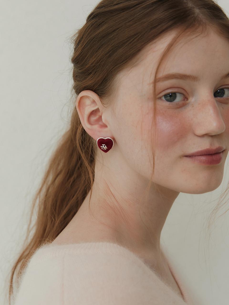 TATIANA Classic Velvet Emblem Earring