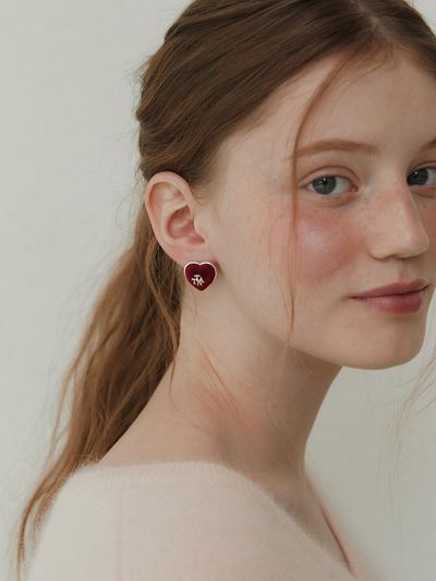 TATIANA Classic Velvet Emblem Earring