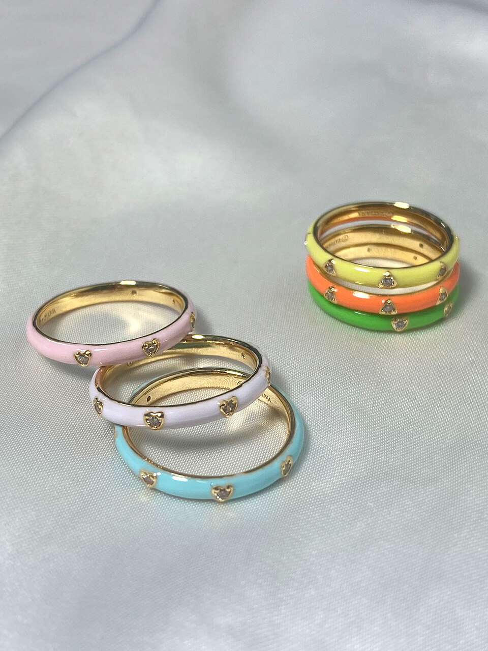 TATIANA Colorful Chouchou Ring