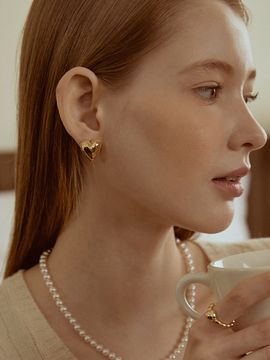 TATIANA Crush Heart Earrings EC1944