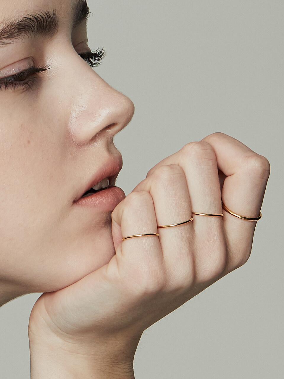 TATIANA Daily Silver Layered Ring
