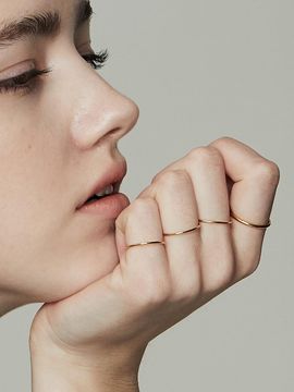 TATIANA Daily Silver Layered Ring