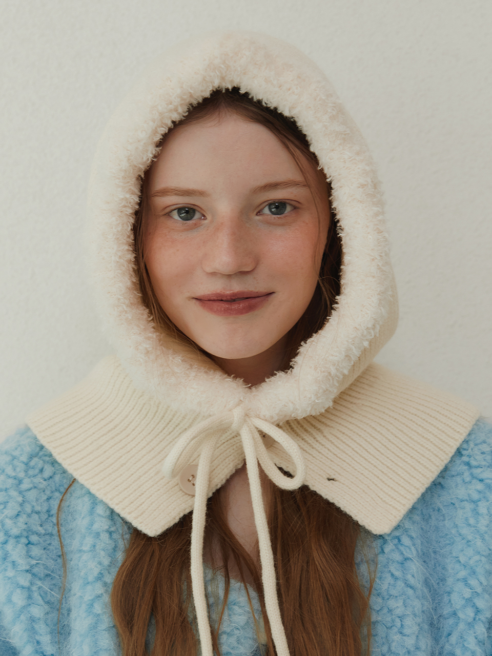 TATIANA Fur Trimming Hoodie Balaclava (4 Colors)