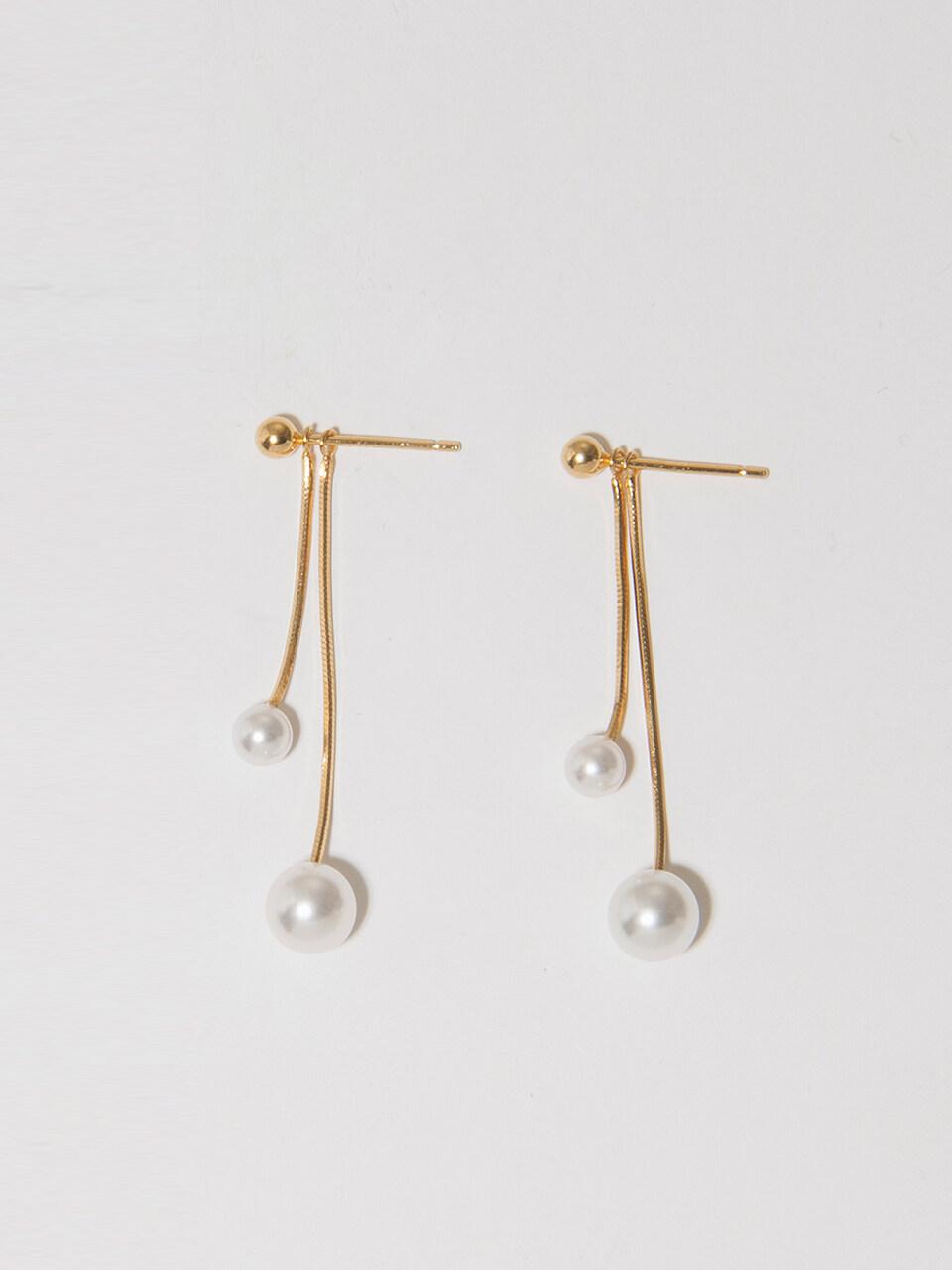 TATIANA Mono Pearl Two way Drop Earring