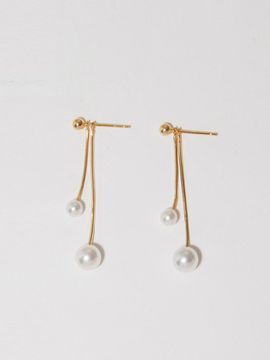 TATIANA Mono Pearl Two way Drop Earring
