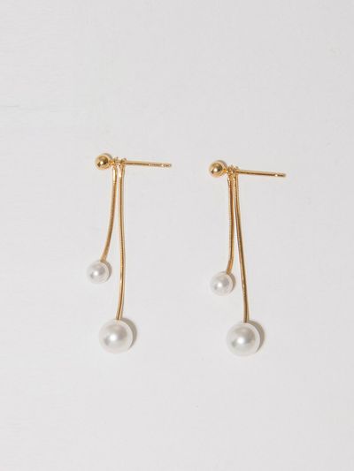 TATIANA Mono Pearl Two way Drop Earring