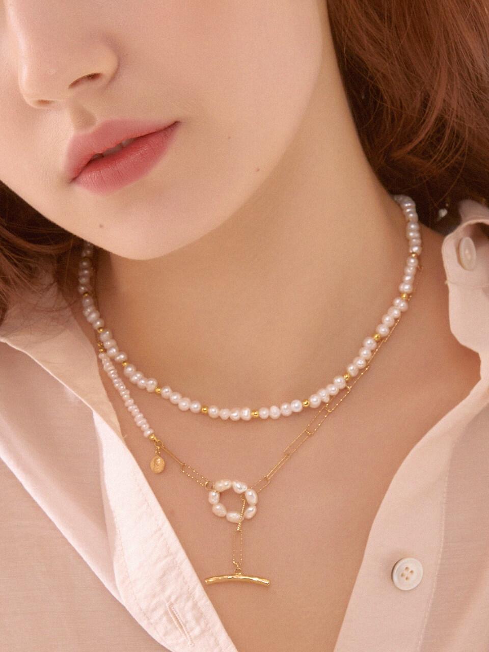 TATIANA Pearl Ball Necklace