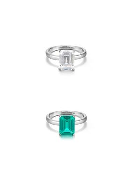 TATIANA [Silver925] Bold Emerald Cut Ring_CR0490
