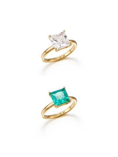 TATIANA [Silver925] Bold Princess Cut Ring_CR0491