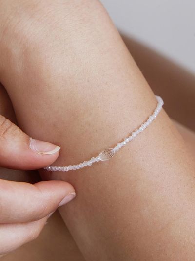 TATIANA (Silver 925) Crystal Oval Beads Bracelet BR1794