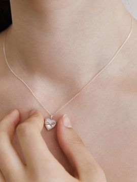TATIANA (Silver 925) Heart Pendant Necklace NZ2405