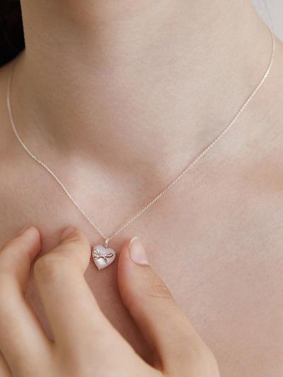 TATIANA (Silver 925) Heart Pendant Necklace NZ2405