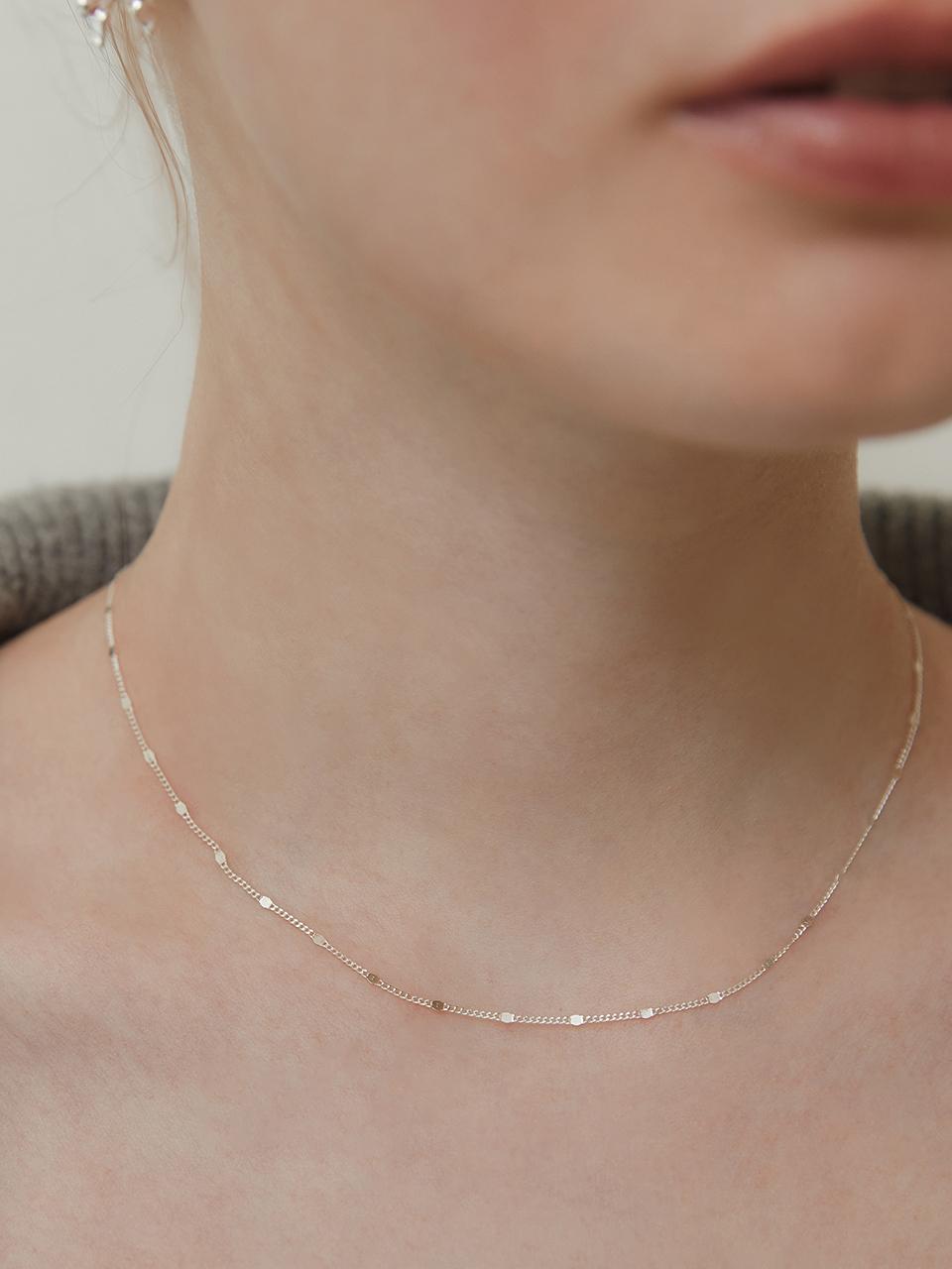 TATIANA [Silver 925] Monorail Chain Necklace