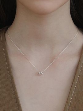TATIANA (Silver 925) Ripple Pendant Necklace NZ2426