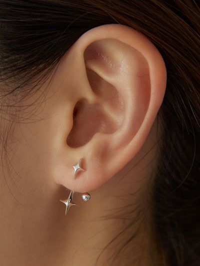 TATIANA (Silver 925) Shooting Star EarJacket Earring