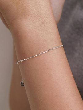 TATIANA (Silver 925) Triple Ball Chain Bracelet BR1801