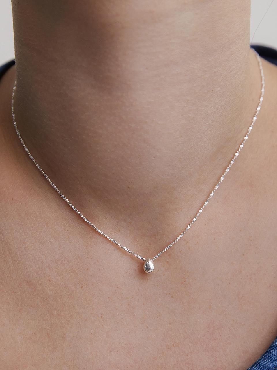 TATIANA (Silver 925) Water Drop Pendant Necklace