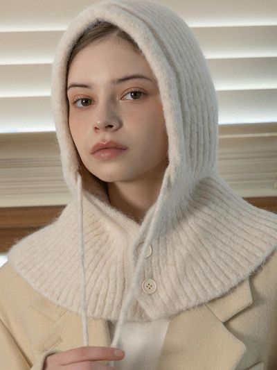 TATIANA Soft Melange Adjustable String Balaclava (BA8027)
