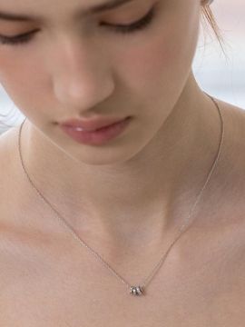 TATIANA Sterling Silver 925 Gleaming Links Necklace (NZ2462)