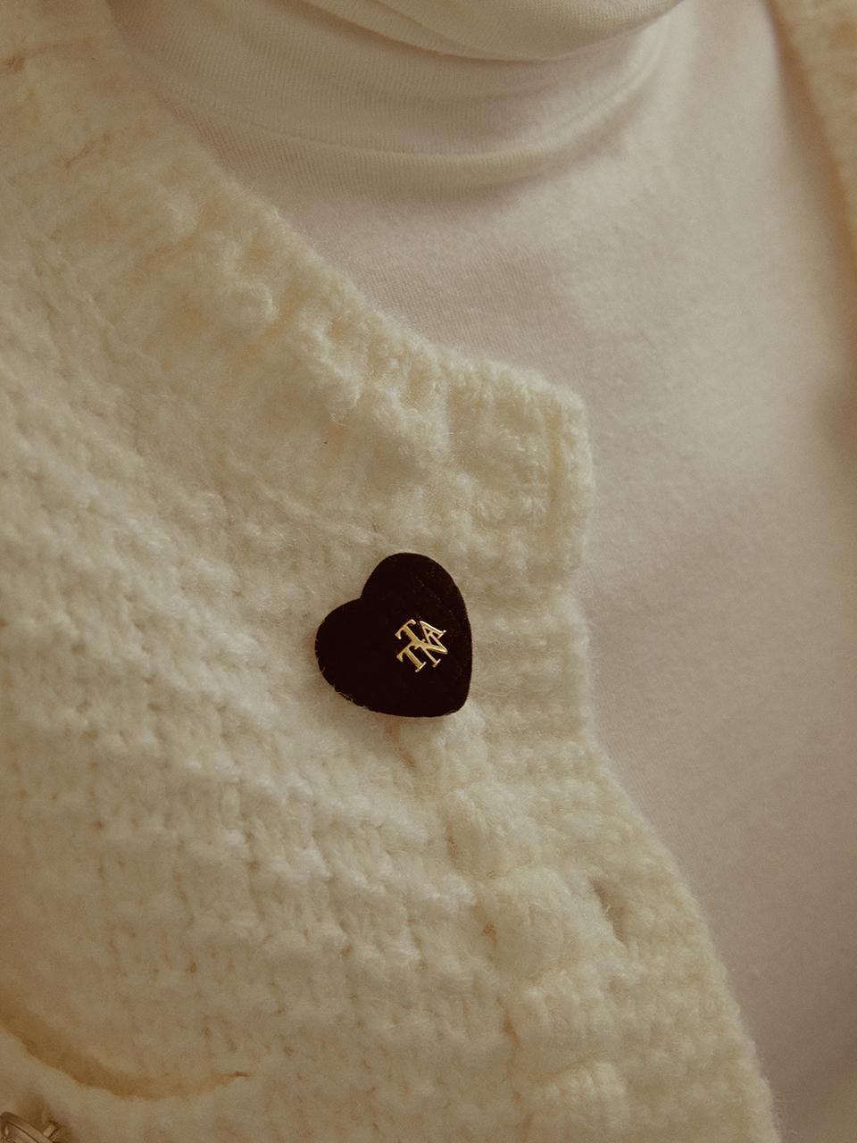 TATIANA Velvet Emblem Brooch