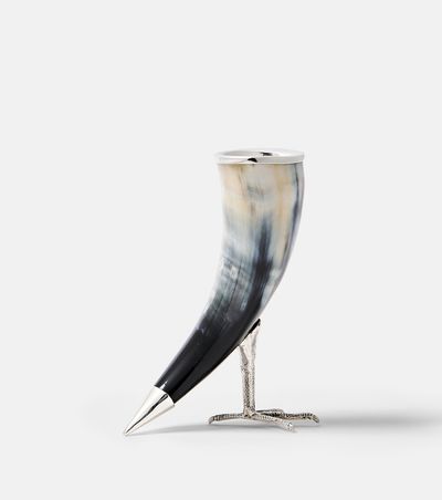 Tavares 1922 Tavares 1922 Bird Edit horn and sterling silver candle holder