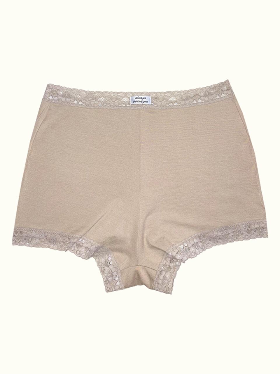 TAXTE Cotton High-Waist Straight-Line Boxer Brief [Tanned]