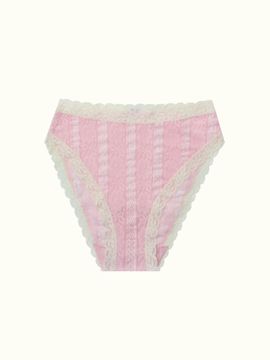 TAXTE Elastic-free Lace Cheeky Brief [Blush]