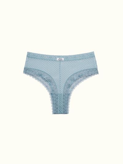 TAXTE High Waist Seamless Thong [Grey Blue]
