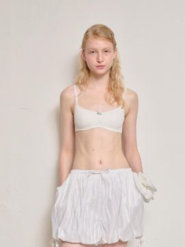 TAXTE TXT X TSW Eyelet Wireless Bralette [WHITE]
