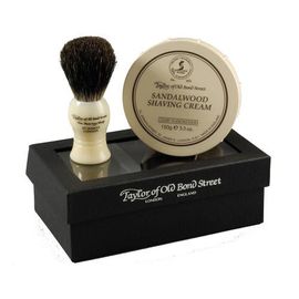 Taylor of Old Bond Street Taylor of Old Bond Street Pure Badger & Sandalwood Shaving Cream Gift Box