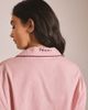 TBCo TBCo Cotton & Linen Cropped Pajamas Set Top in Pink, Women's at Urban Outfitters - 2