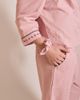 TBCo TBCo Cotton & Linen Cropped Pajamas Set Top in Pink, Women's at Urban Outfitters - 4