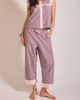 TBCo TBCo Cotton Ruffle Cropped Pajamas - 2