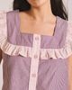 TBCo TBCo Cotton Ruffle Cropped Pajamas - 3