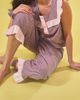 TBCo TBCo Cotton Ruffle Cropped Pajamas - 4
