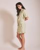 TBCo TBCo Cotton Ruffle Stripe Short Pajamas Set Top in Olive Stripe Ruffle, Women's at Urban Outfitters - 3
