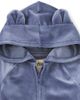 Tea Collection Tea Collection Bear Ears Velour Baby Hoodie - 2