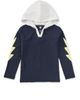 Tea Collection Tea Collection Bolt Sleeves Happy Hoodie - 1