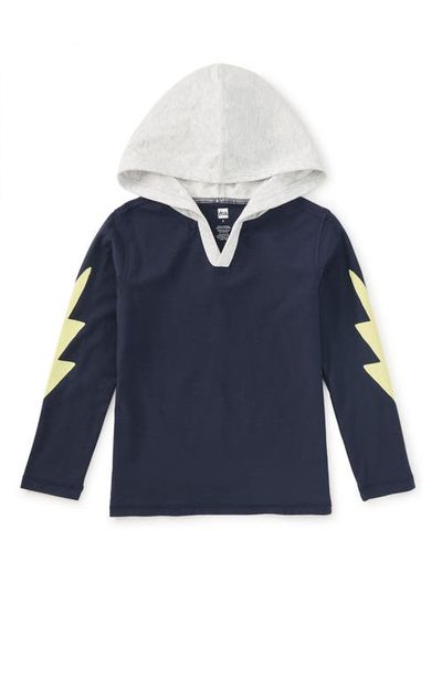 Tea Collection Tea Collection Bolt Sleeves Happy Hoodie
