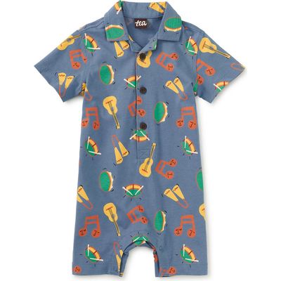 Tea Collection Tea Collection Camp Collar Baby Romper