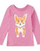 Tea Collection Tea Collection Corgi Love Double-Sided Tee - 1