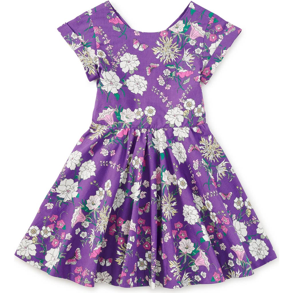 Tea Collection Tea Collection Floral Button Back Skirted Dress