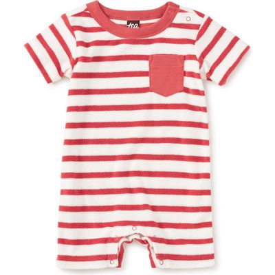 Tea Collection Tea Collection New Pocket Shortie Baby Romper