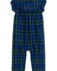 Tea Collection Tea Collection Plaid Ruffle Baby Romper - 1