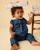 Tea Collection Tea Collection Plaid Ruffle Baby Romper - 3