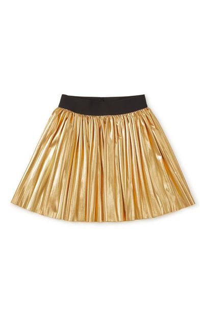 Tea Collection Tea Collection Pleated Metallic Twirl Skirt