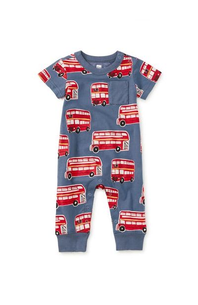 Tea Collection Tea Collection Pocket Baby Romper