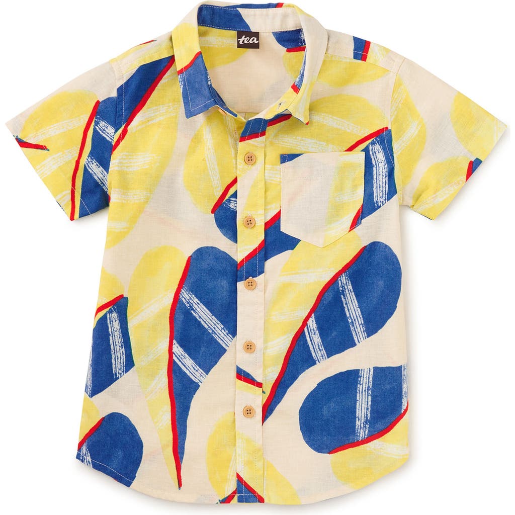 Tea Collection Tea Collection Printed Button Up Woven Shirt