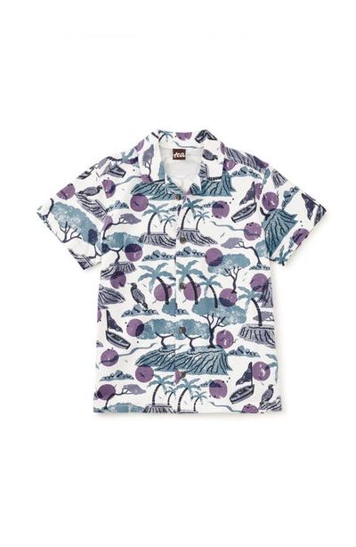 Tea Collection Tea Collection Printed Camp Shirt